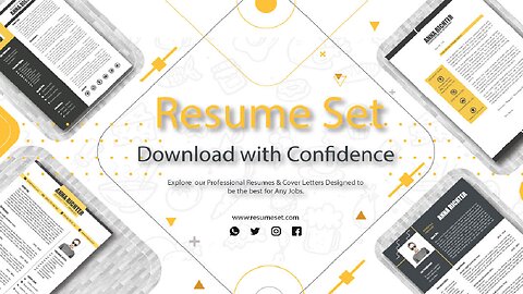 Professional Resume Templates: Elevate Your Professional Identity