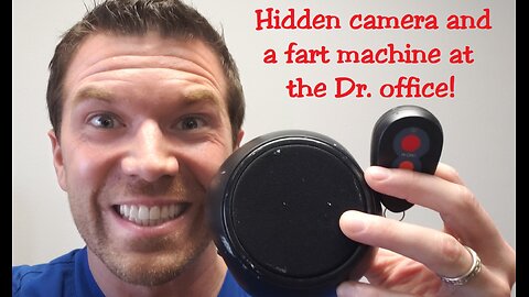 Hidden fart machine at the orthodontist office!