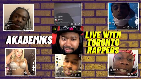 Akademiks Top5, 3M French, Duvy, Booggz, Sick Ppl & Chromazz Live To Clear Up All Toronto Beefs