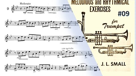 🎺🎺🎺 [TRUMPET ETUDE] Small 27 Melodical and Rhythmical exerc. forTrumpet- #09 por Helder Passinho Jr.