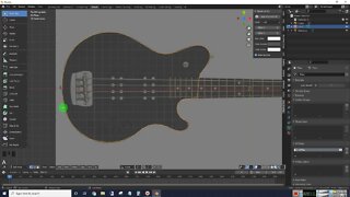 3D Bass Guitar Body using Blender 2.9 Part 1
