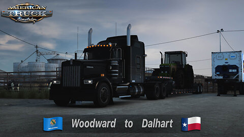 ATS | Kenworth W900 | Woodward OK to Dalhart TX | Tractor 29,000lb