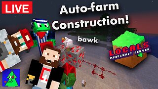 Auto Shulker Farm Construction! (ft. SkyBry, G1Games) - Locals Minecraft Server SMP Ep40 LiveStream