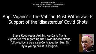 The Vatican Must Remove its Support of the 'disastrous' Covid Shot