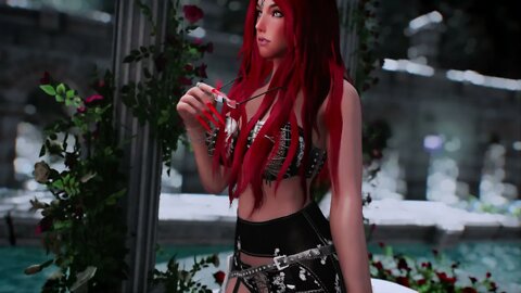 Skyrim Minou Aradia Lingerie Dress-BHUNP 3BBB-CBBE 3BBB