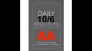 Daily Reflections – October 6 – Alcoholics Anonymous - Read Along