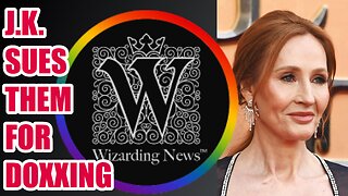 J.K. Rowling SUES Wizarding News for Doxxing? #jkrowling #trans #lgbt