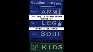 Miss Cheap Gas Vote Republican In Pennsylvania (Oz and Mastriano)