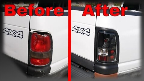 Ep.1 - 1999 Ram 300,000 Mile Facelift - rust repair, LED license plate lights and NEW Taillights