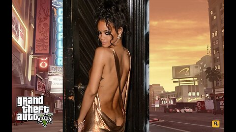 Rihanna as Gta 5 character Ai Generated part 2