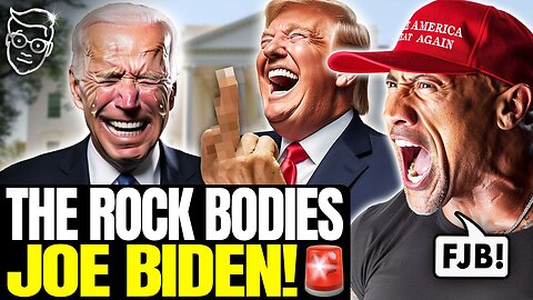 The Rock REGRETS Biden Endorsement, REFUSES To Back Joe AGAIN | PRAISES Trump! Libs PANIC Meltdown🔥