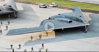 0:20 / 16:32 US Pilots Rush to Their Massive Stealth Bombers for Crazy Mass Takeoff