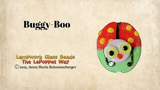 Lampwork Glass Beads: Buggy-Boo