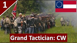 [v0.8509] Grand Tactician: The Civil War l Confederate 1861 Campaign l Part 1