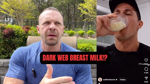 Sadik Hadzovic Drinks Breast Milk FROM THE DARK WEB For Gains - Should You?