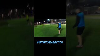 Wild striker | football eye view | soccer pov | small sided game