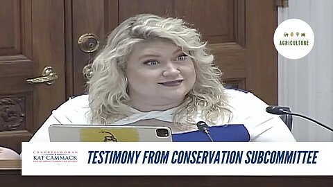 Rep. Cammack Speaks During House Agriculture Committee Subcommittee Hearing on Conservation