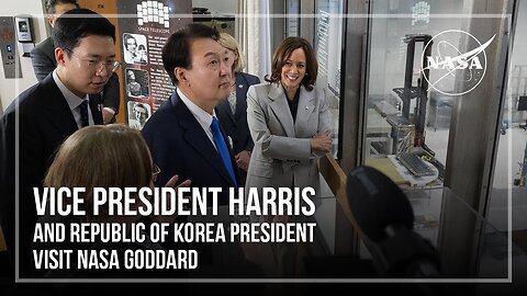 VP KamalaHarris and President of the Republic of Korea Yoon Suk Yeol at NASA’s Goddard Space Flight