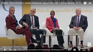 PANEL DISCUSSION | Jordan Peterson, Ayaan Hirsi Ali, John Anderson, Os Guinness