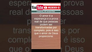 Amor que transforma Palavra de Deus Para Hoje