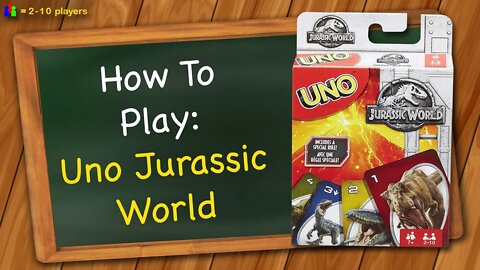 How to play Uno Jurassic World