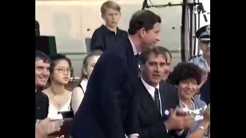 Prince Charles reacting in a British way to his assassination attempt