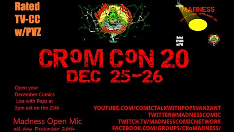 CRoM CoN 20 Day 1 "The Great Unboxing Challenge" 12-25-21