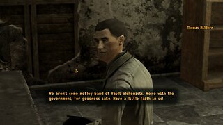 He wants me to trust the government, not bloody likely! (Fallout: New Vegas)
