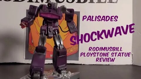 Transformers Palisades SHOCKWAVE Polystone Mini Statue Review