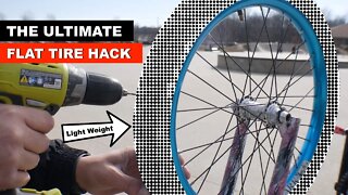 ** NEVER GET A FLAT TIRE AGAIN! ** -Works On Any Bike