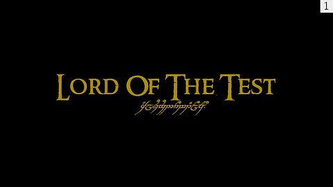 Lord of the Test - Day 1