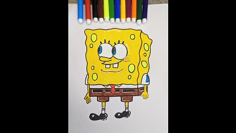 Spongebob smiling