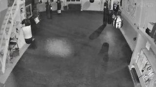 Unexplained "orbs" appearing on security camera at KC's Fitness in Orchard Park