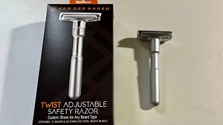 Van Der Hagen Adjustable Razor Unboxing & First Impressions