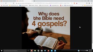 The whole Bible is for you: not all of it is to you (Why four gospels)