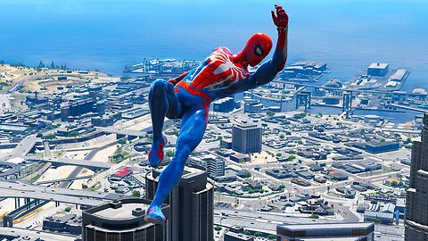 GTA 5 Spiderman Epic Stunts/Fails/Ragdolls with Winfrey Gaming Ep. 88 spider man funny moment)