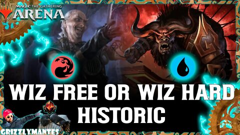 🔴⚡🔵WIZ FREE OR WIZ HARD🔵⚡🔴|| Streets of New Capenna || [MTG Arena] Bo1 Red Blue Aggro Historic Deck