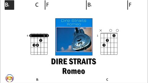DIRE STRAITS Romeo - Guitar Chords & Lyrics HD