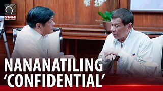 Mga napag-usapan nina Pang. Marcos at Former Pres. Duterte sa Malacañang, nananatiling confidential