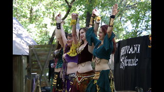 Belly Dancers performing at the Renaissance Festival in Wentzville, Mo