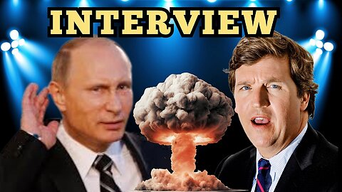'Tucker Carlson' Interviews 'Russian' President 'Vladimir Putin' On 'X' 'Tucker' On 'Twitter'