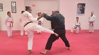 Mawashi Geri Basic Drilling • Incorporating Evasion, Angles, & Positioning || JUJITSU & KARATE