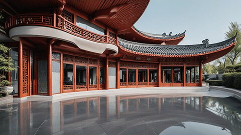 Architecture | Curved Architecture Meets Traditional Chinese Architecture.