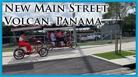 The Streets of Volcan, Panama - Chiriqui, Tierras Altas - Bike Walking Path, New Pavement