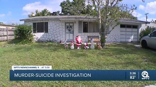 Palm Beach County detectives investigating murder-suicide near West Palm Beach