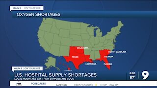 COVID: Southern AZ hospitals hold off oxygen shortages