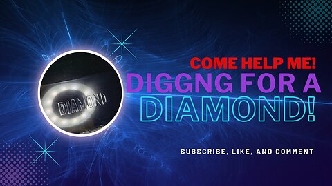 ASMR /\ Help me dig for a Diamond! (Digging sounds, Whispers, Tapping, Brushing, Sand Sounds, Love.)