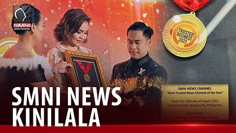 SMNI News, kinilala bilang 'Most Trusted News Channel of the Year' | MJ Mondejar