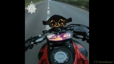 Motorcyclist banned after leading police on high speed pursuit