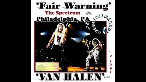 Van Halen fair warning tour 1981 HD with stereo